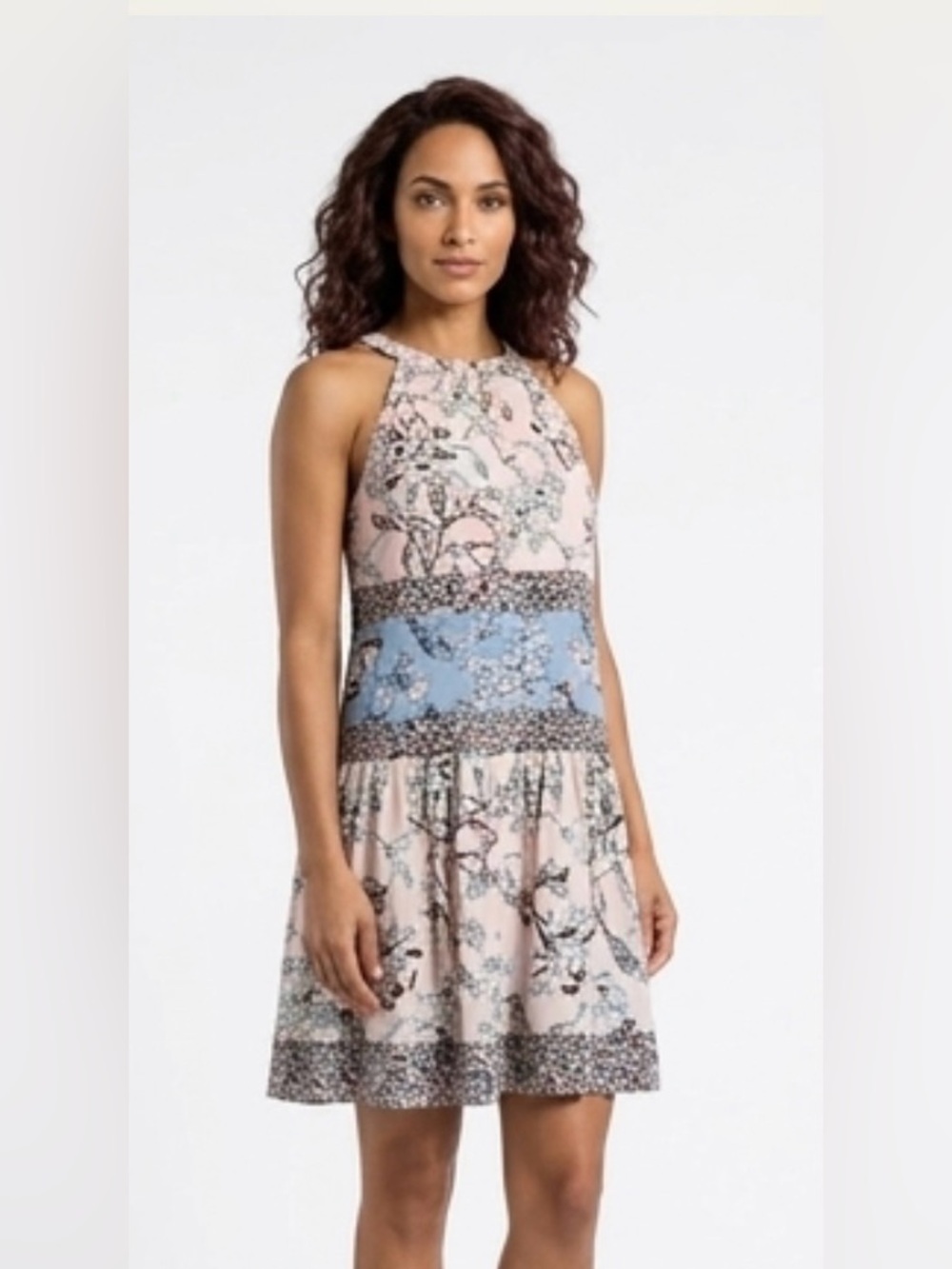 BCBG flower Halter summer Dress